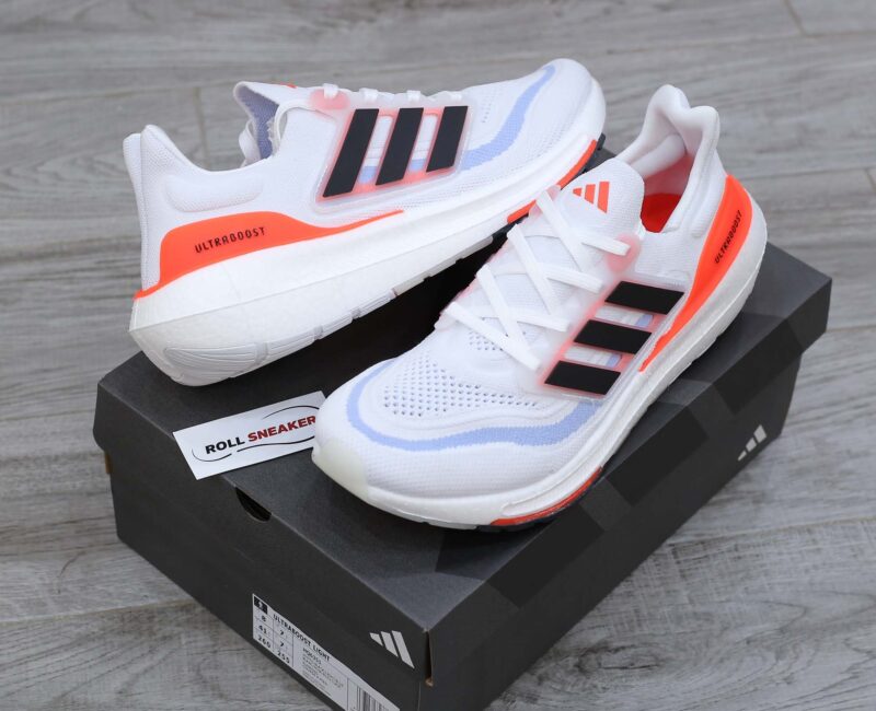Giày Adidas Wmns UltraBoost 23 Light 'White Solar Red' Like Auth