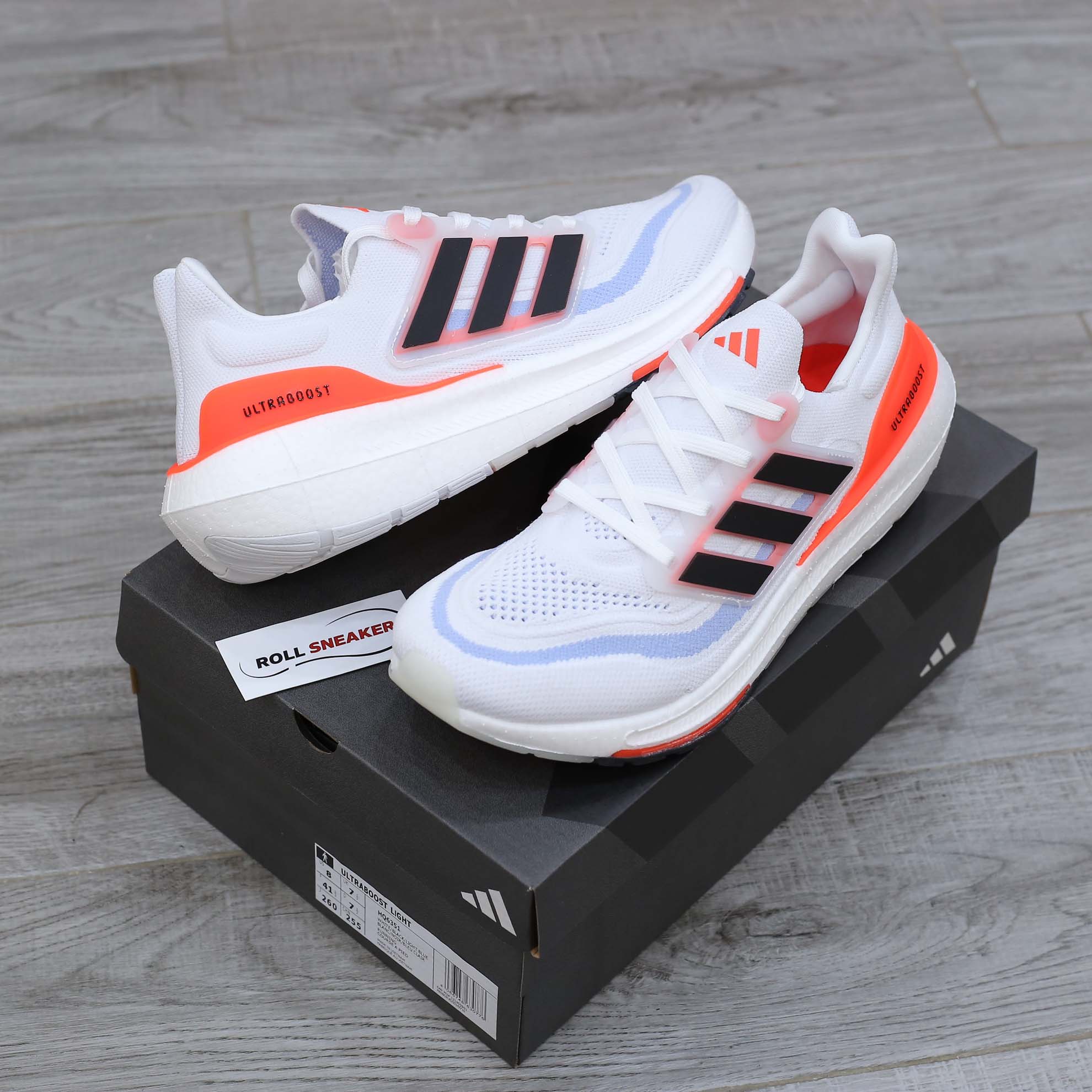 Giày Adidas Wmns UltraBoost 23 Light 'White Solar Red' Like Auth