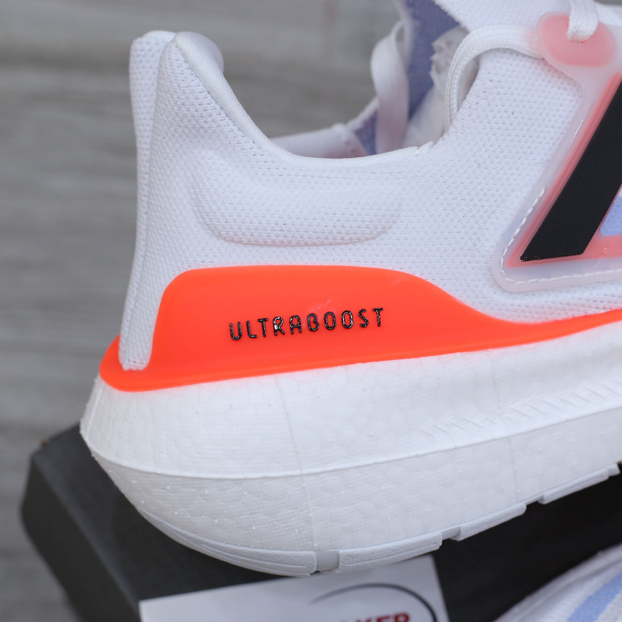 Giày Adidas Wmns UltraBoost 23 Light 'White Solar Red' Like Auth