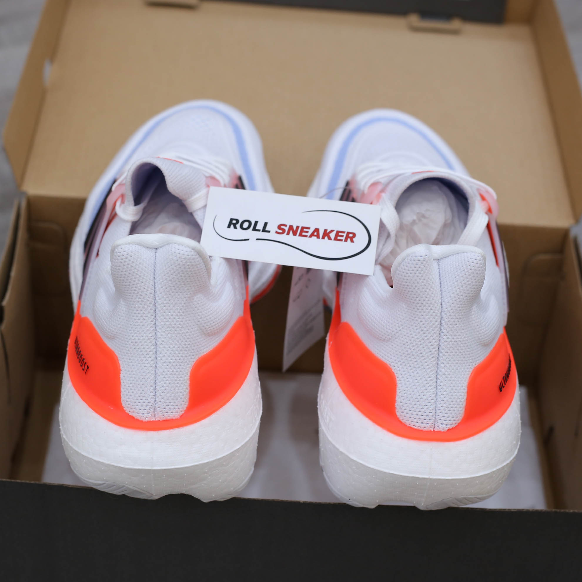 Giày Adidas Wmns UltraBoost 23 Light 'White Solar Red' Like Auth