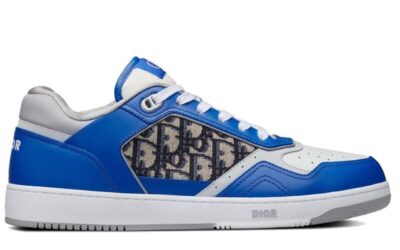 Giày Dior B27 Low Blue Grey White Beige Dior Oblique Jacquard Like Auth