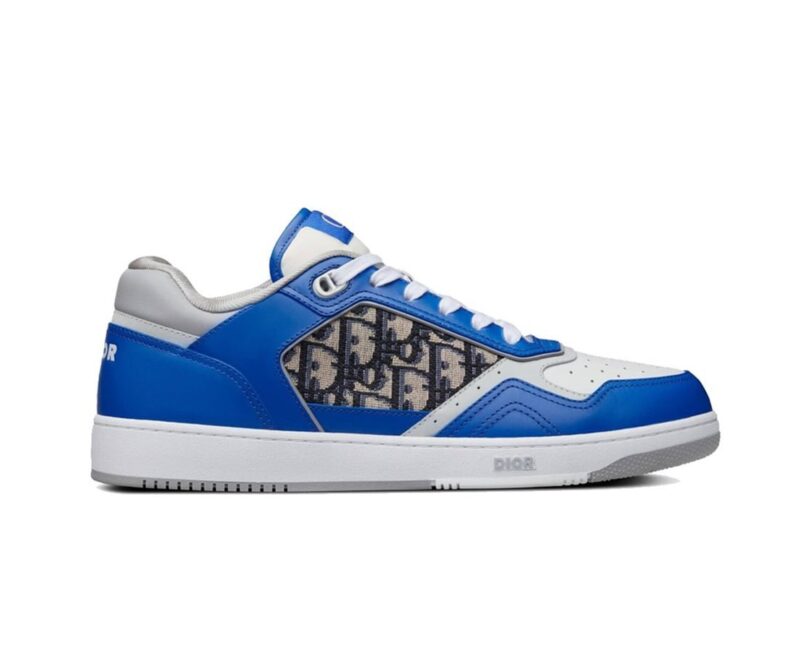 Giày Dior B27 Low Blue Grey White Beige Dior Oblique Jacquard Like Auth