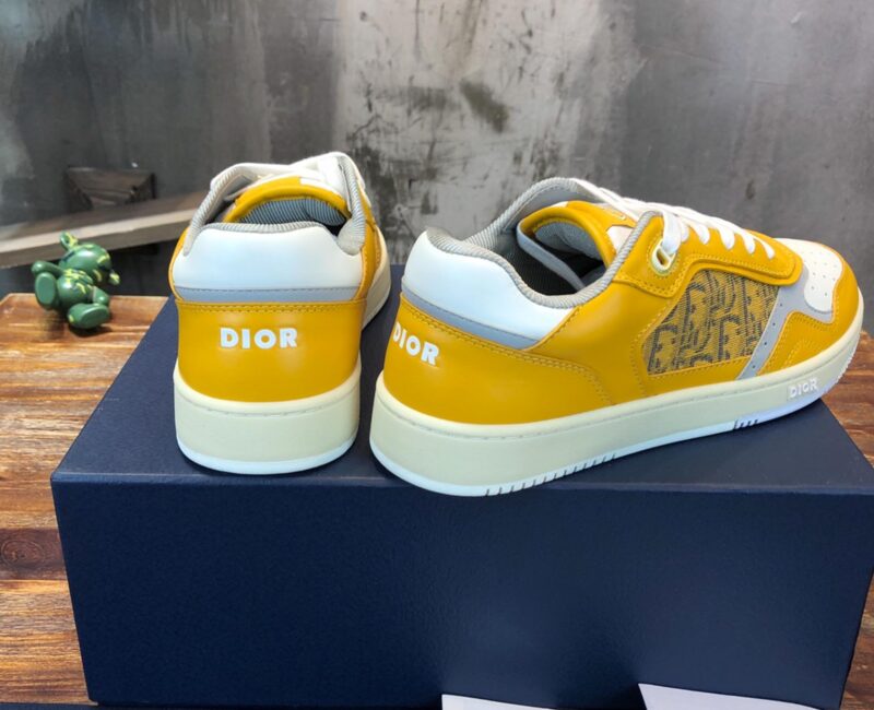 Giày Dior B27 Gold Tone Dior Oblique Jacquard Like Auth