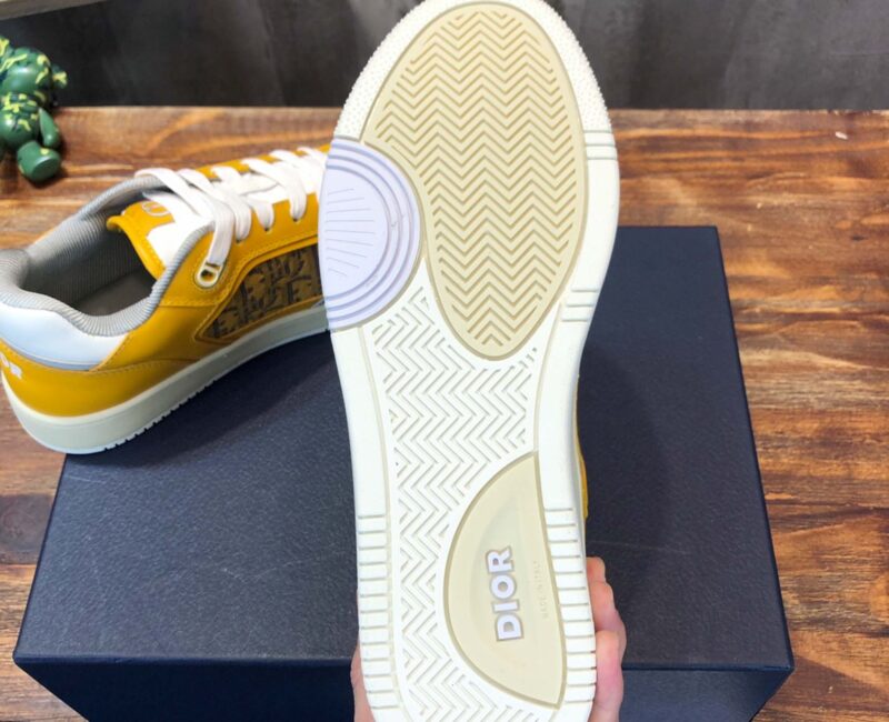 Giày Dior B27 Gold Tone Dior Oblique Jacquard Like Auth