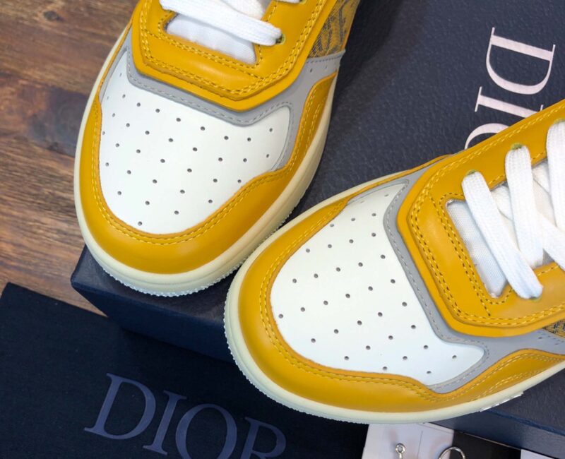 Giày Dior B27 Gold Tone Dior Oblique Jacquard Like Auth