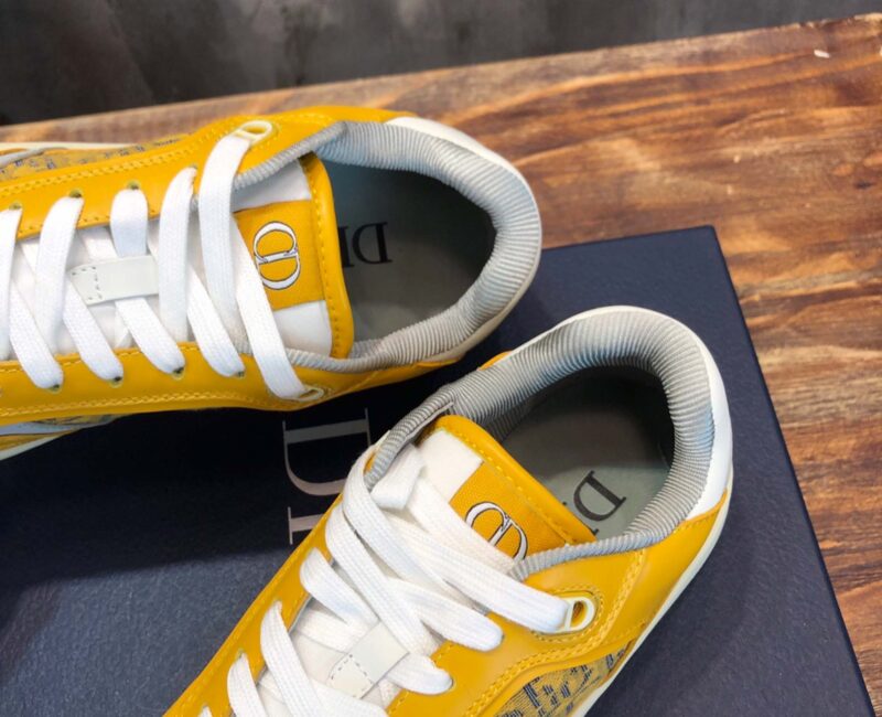 Giày Dior B27 Gold Tone Dior Oblique Jacquard Like Auth