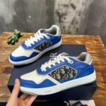 Giày Dior B27 Low Blue Grey White Beige Dior Oblique Jacquard Like Auth