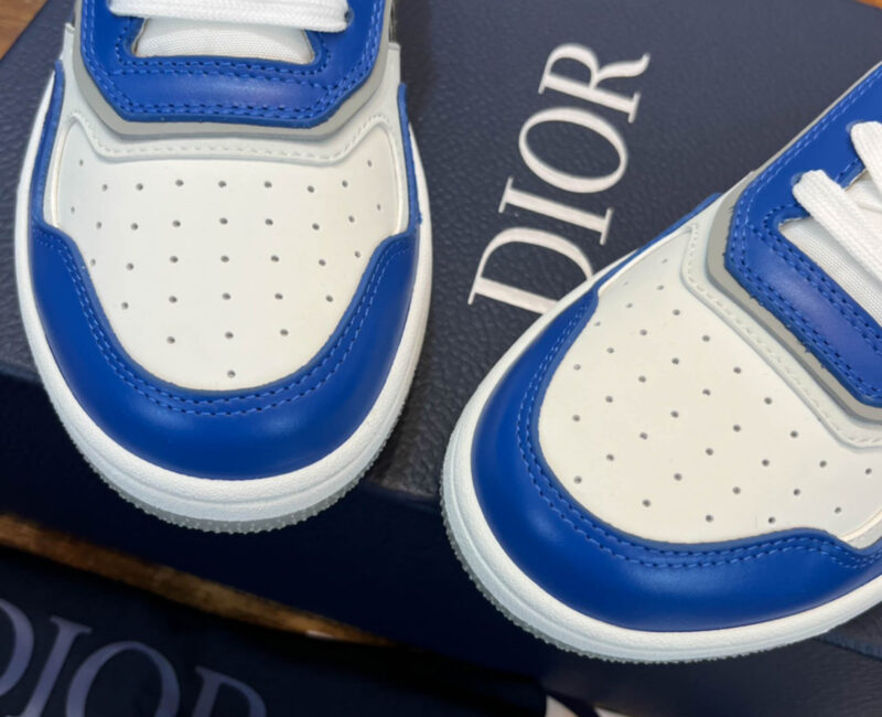 Giày Dior B27 Low Blue Grey White Beige Dior Oblique Jacquard Like Auth