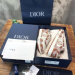Giày Dior B27 Low Coffee White CD Paisley White Dior Oblique Like Auth