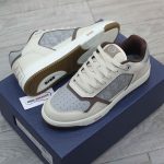 Giày Dior B27 Low ‘Cream Greige with Christian Dior 1947 Signature’ Best Quality