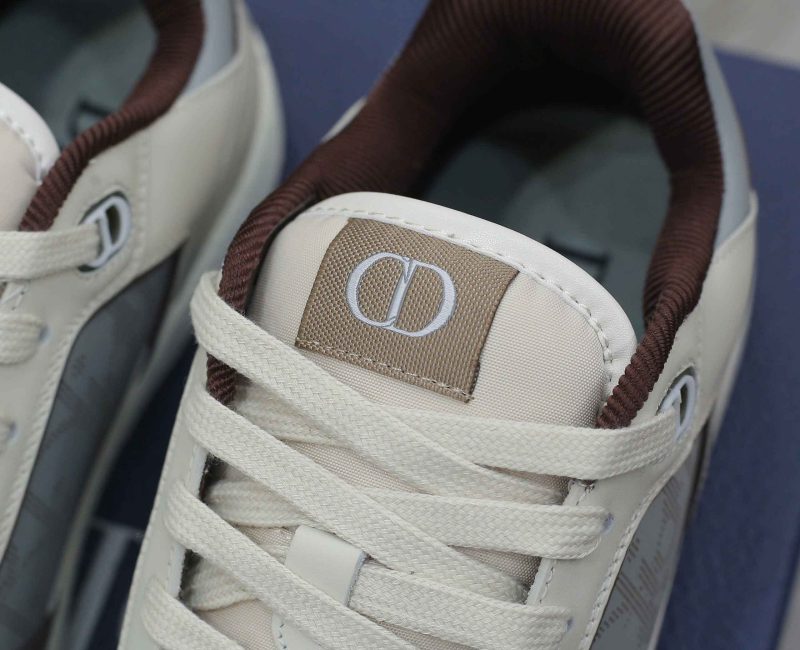 Giày Dior B27 Low ‘Cream Greige with Christian Dior 1947 Signature’ Best Quality