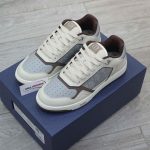 Giày Dior B27 Low ‘Cream Greige with Christian Dior 1947 Signature’ Best Quality