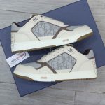 Giày Dior B27 Low ‘Cream Greige with Christian Dior 1947 Signature’ Best Quality