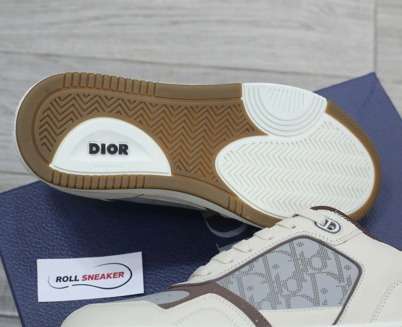 Giày Dior B27 Low ‘Cream Greige with Christian Dior 1947 Signature’ Best Quality