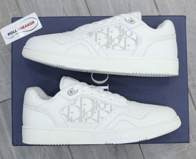 Giày Dior B27 Low Full White Dior Oblique Galaxy Like Auth