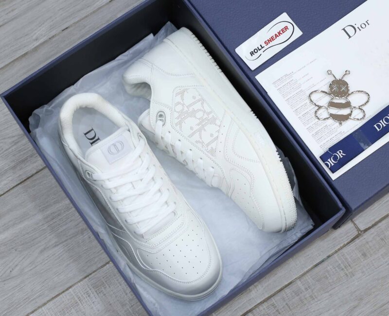 Giày Dior B27 Low Full White Dior Oblique Galaxy Like Auth