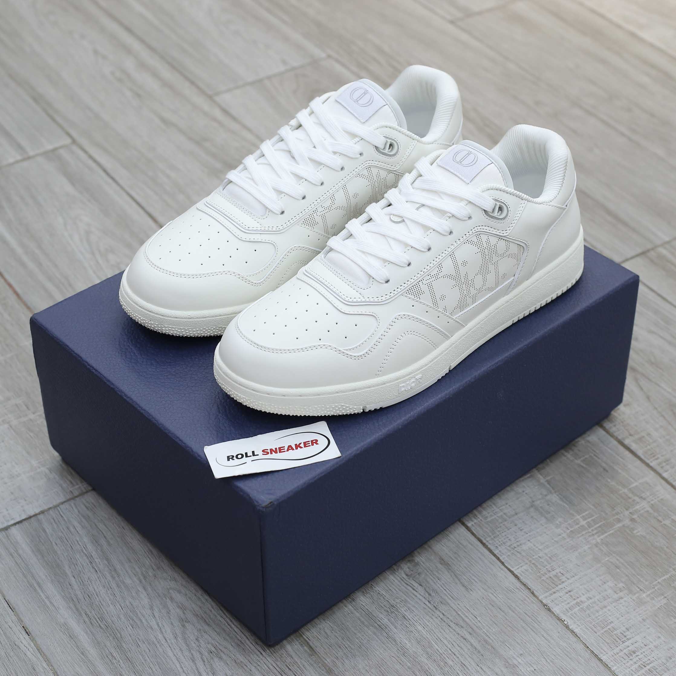 Giày Dior B27 Low Full White Dior Oblique Galaxy Like Auth