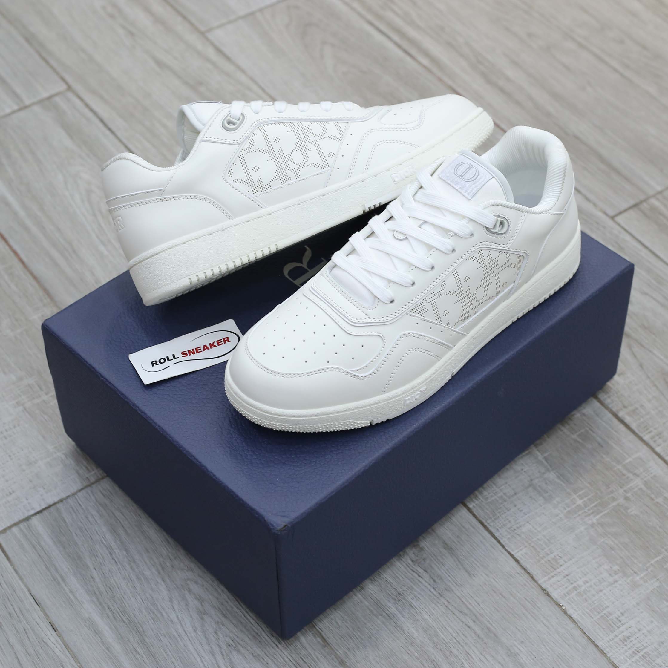 Giày Dior B27 Low Full White Dior Oblique Galaxy Like Auth