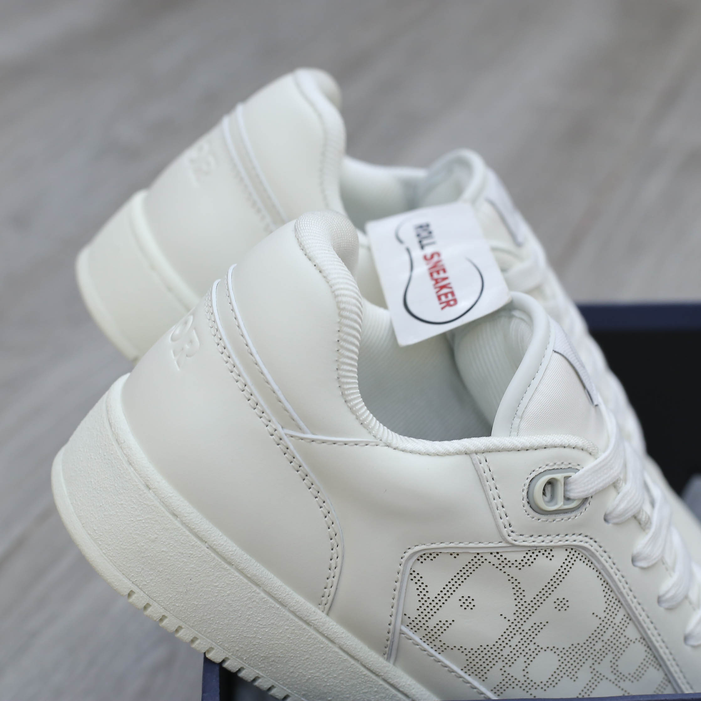 Giày Dior B27 Low Full White Dior Oblique Galaxy Like Auth