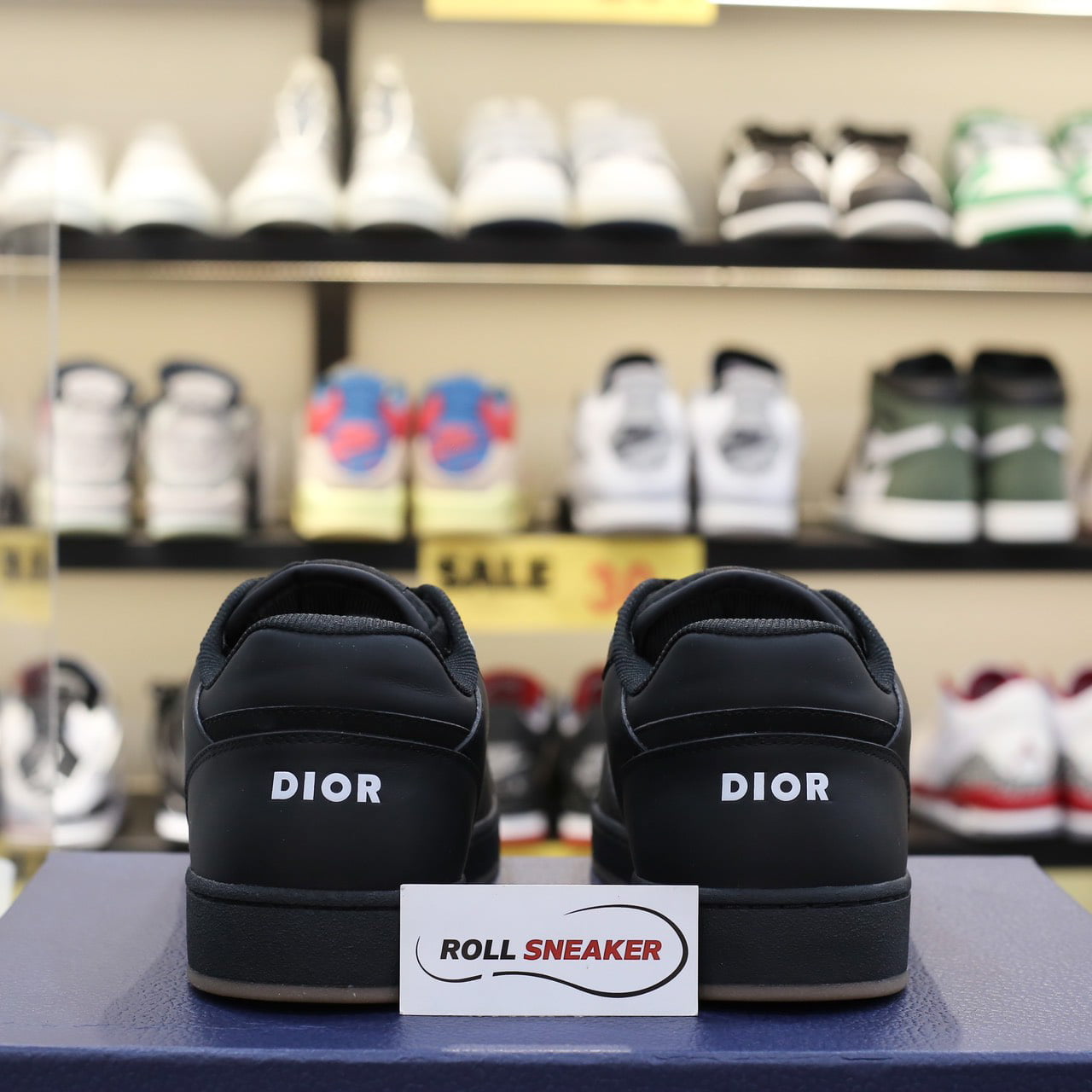 Giày Dior B27 Low World Tour 'Black’ Like Auth