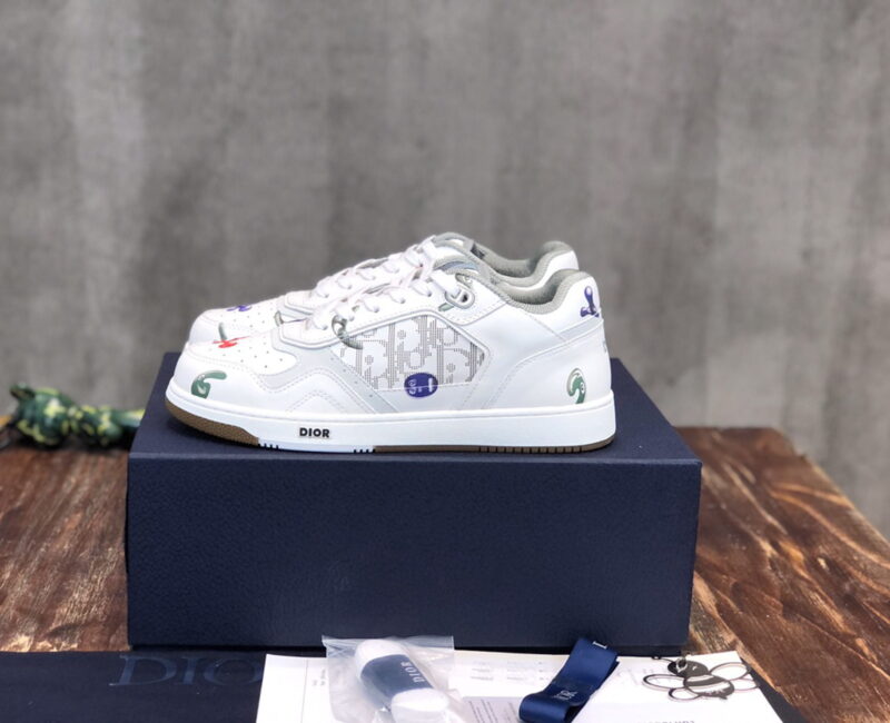 Giày Dior B27 Low x Kenny Scharf Multicolor Print Like Auth
