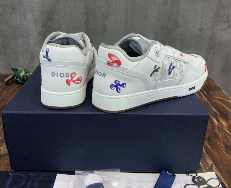 Giày Dior B27 Low x Kenny Scharf Multicolor Print Like Auth