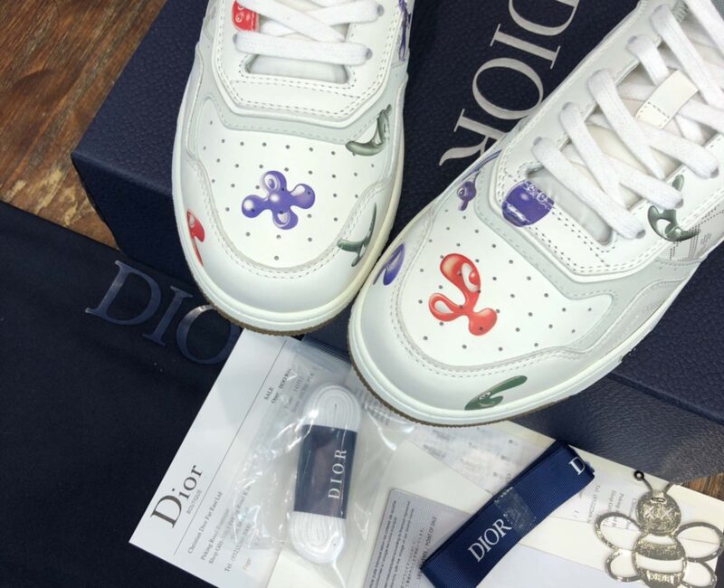 Giày Dior B27 Low x Kenny Scharf Multicolor Print Like Auth