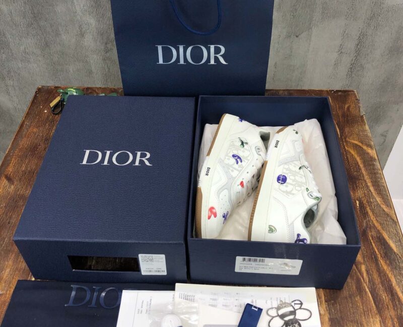 Giày Dior B27 Low x Kenny Scharf Multicolor Print Like Auth