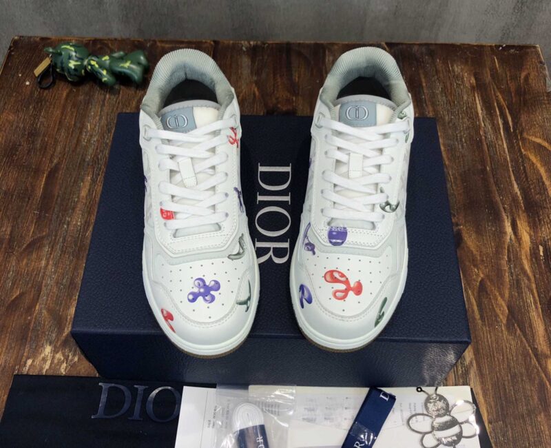 Giày Dior B27 Low x Kenny Scharf Multicolor Print Like Auth
