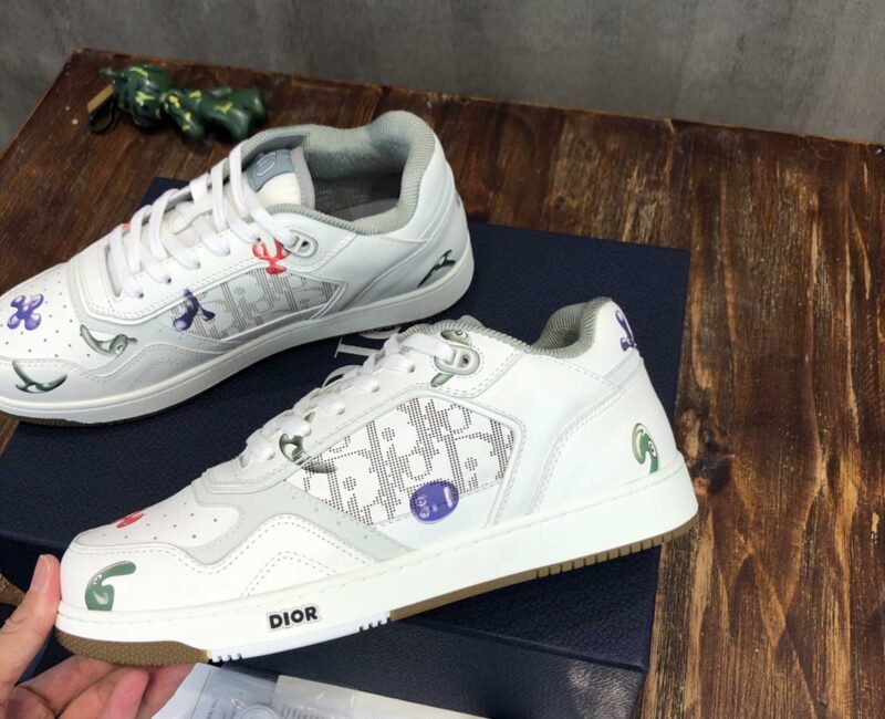 Giày Dior B27 Low x Kenny Scharf Multicolor Print Like Auth