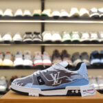 Giày Louis Vuitton LV Trainer#54 Graphic Print White Black Blue