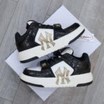 Giày MLB Chunky Liner Mid Lux New York Yankees Black Like Auth