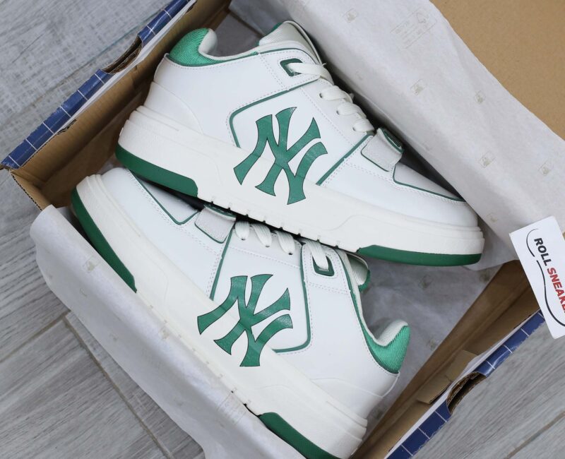 Giày MLB Chunky Liner Mid New York Yankees Green Like Auth