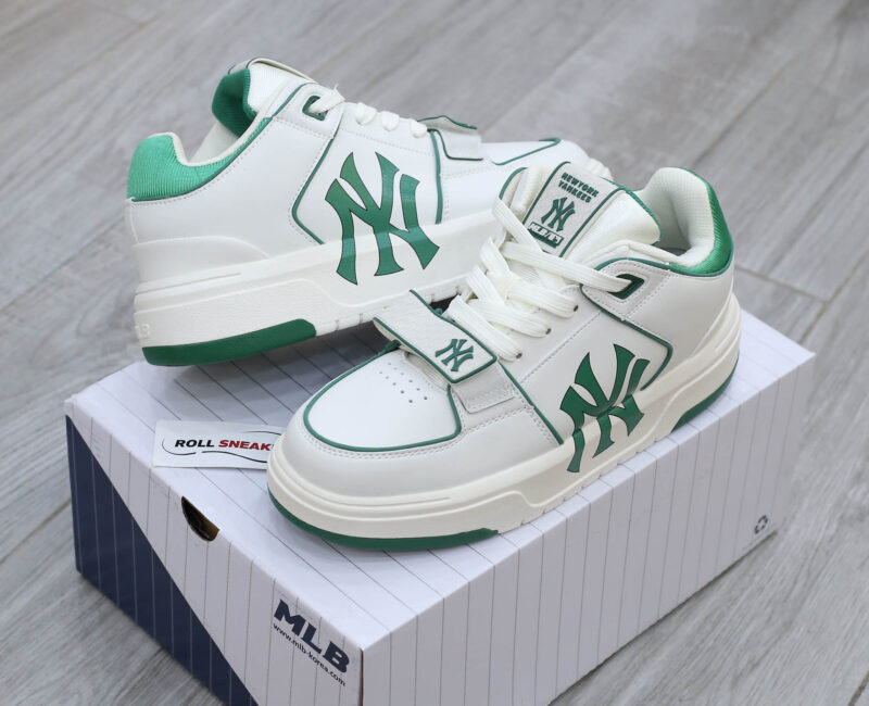 Giày MLB Chunky Liner Mid New York Yankees Green Like Auth