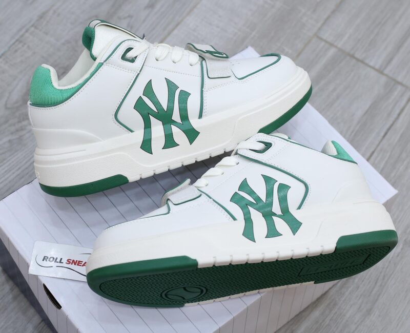 Giày MLB Chunky Liner Mid New York Yankees Green Like Auth