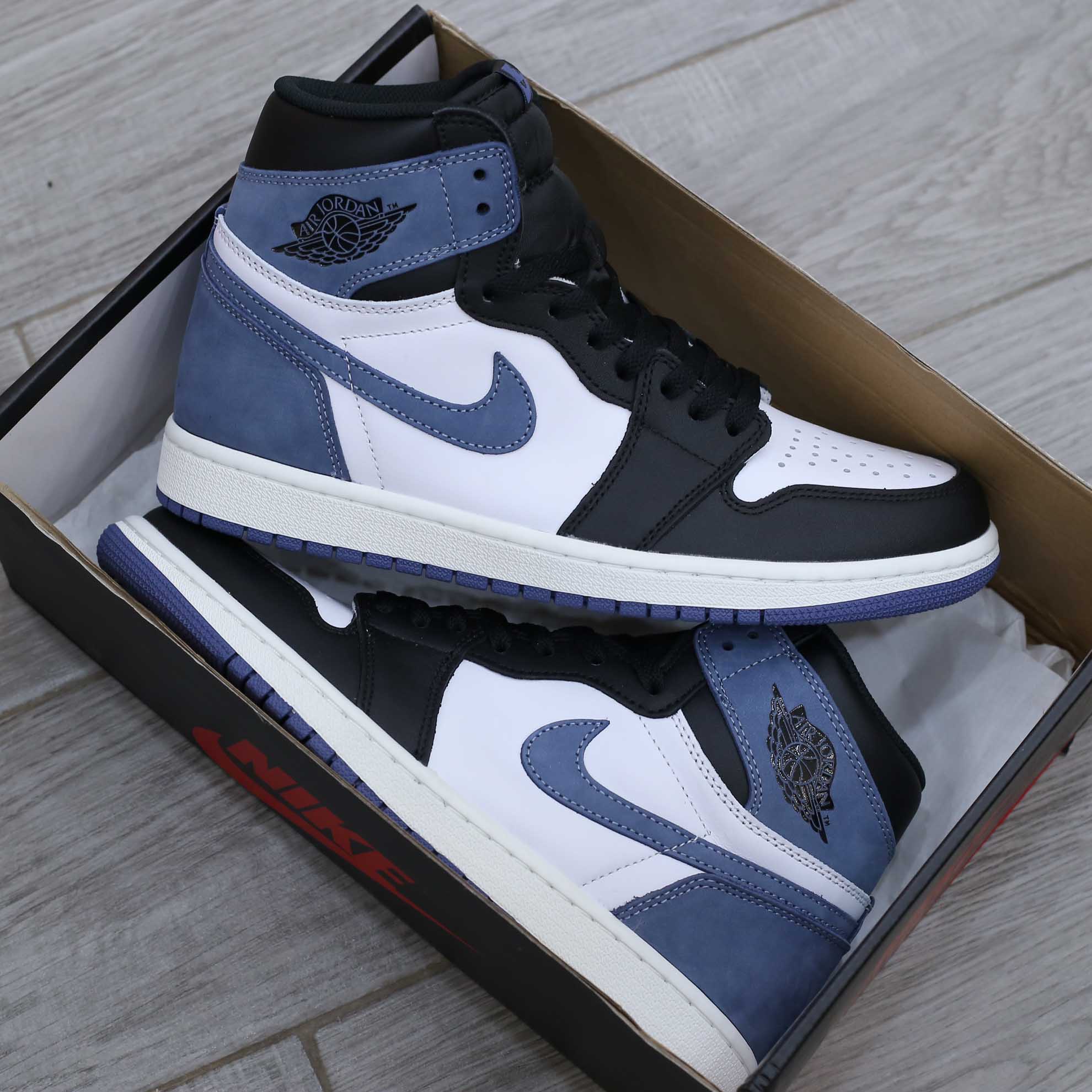 Giày Nike Air Jordan 1 Retro High OG ‘Blue Moon’ Like Auth
