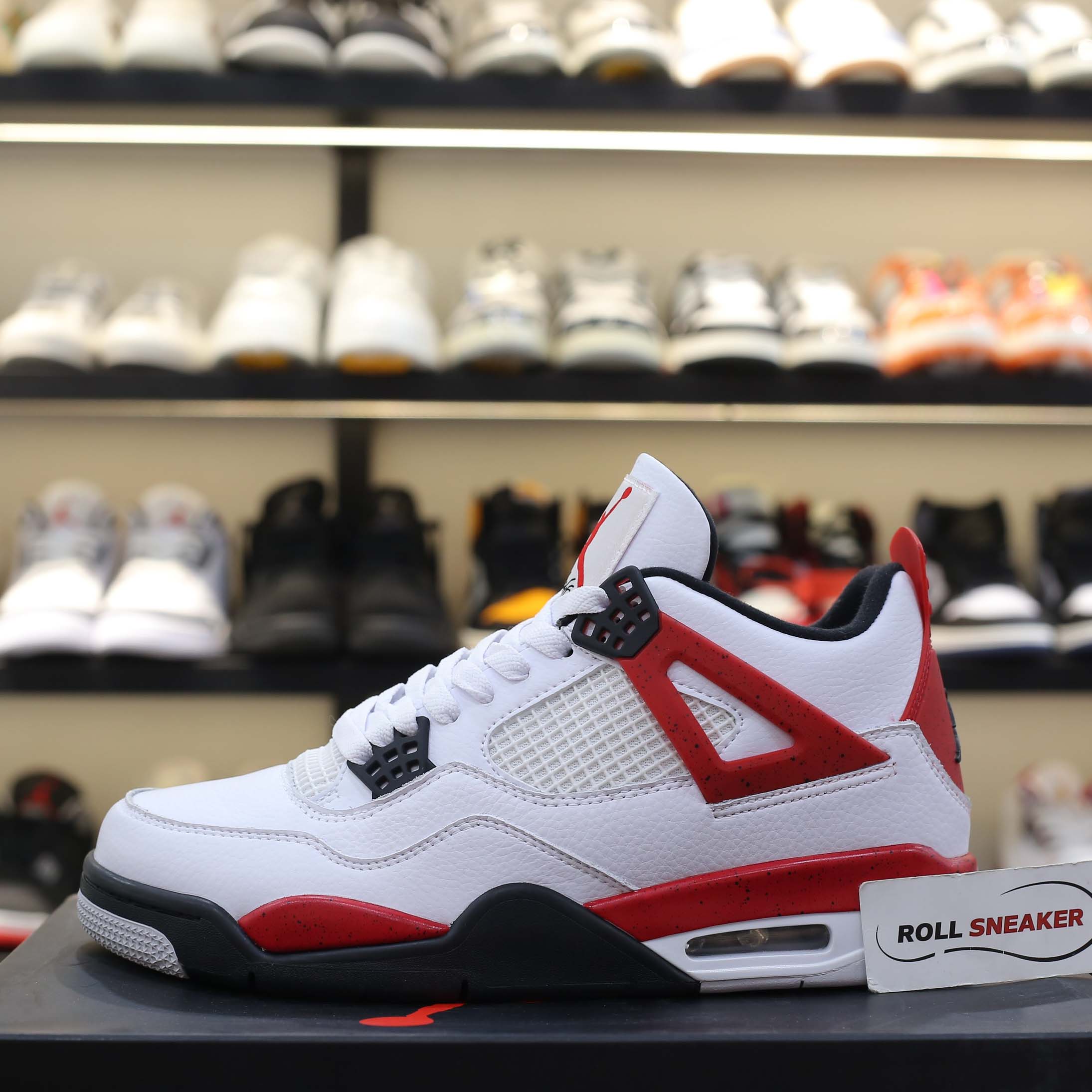Giày Nike Air Jordan 4 Retro Red Cement Like Auth
