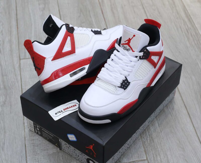 Giày Nike Air Jordan 4 Retro Red Cement Like Auth