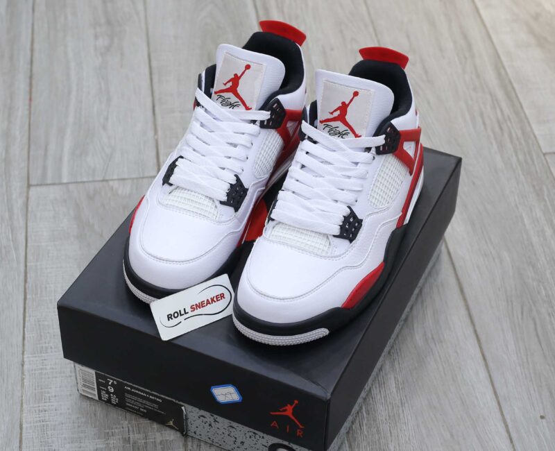 Giày Nike Air Jordan 4 Retro Red Cement Like Auth