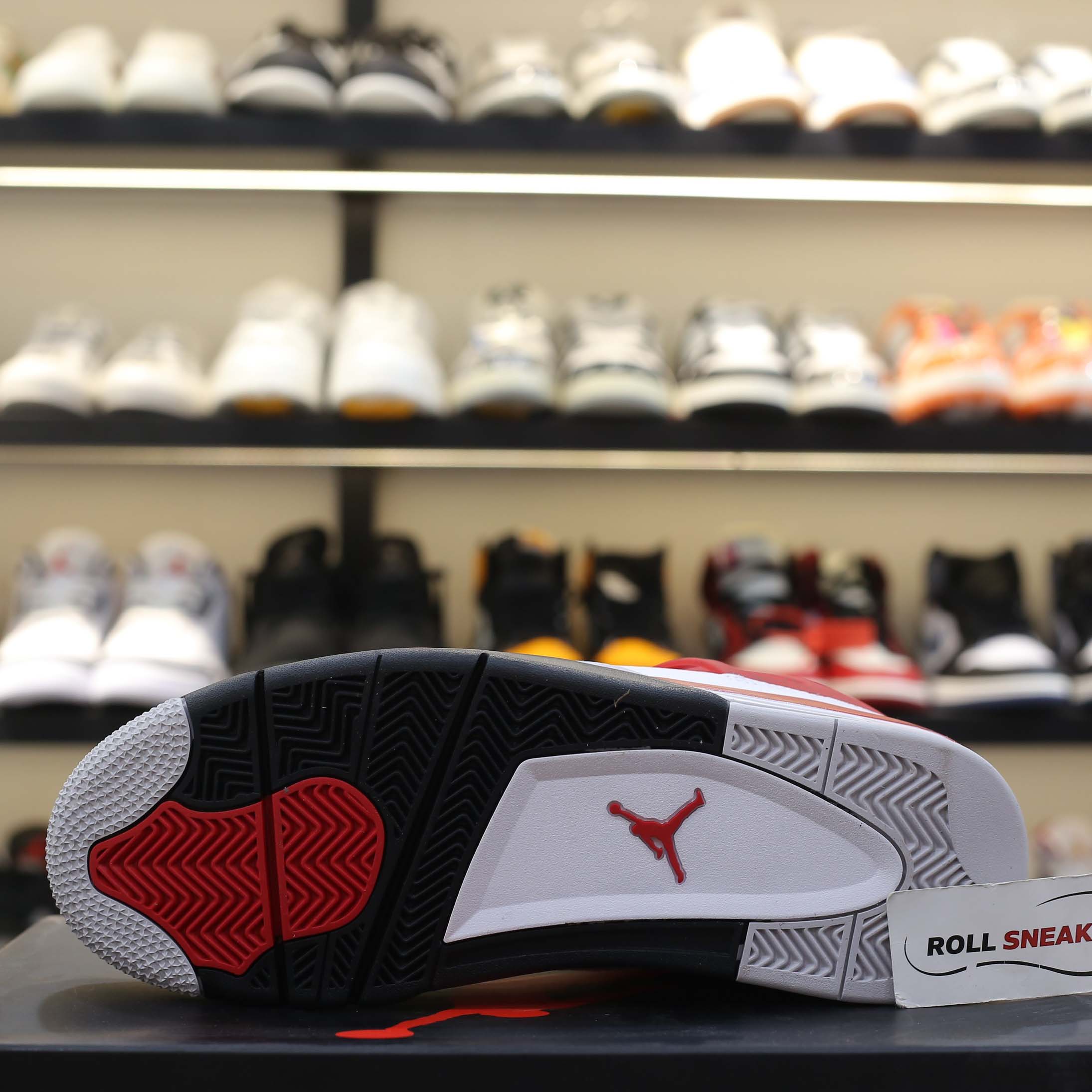Giày Nike Air Jordan 4 Retro Red Cement Like Auth