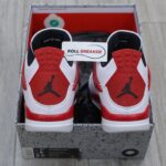 Giày Nike Air Jordan 4 Retro Red Cement Like Auth