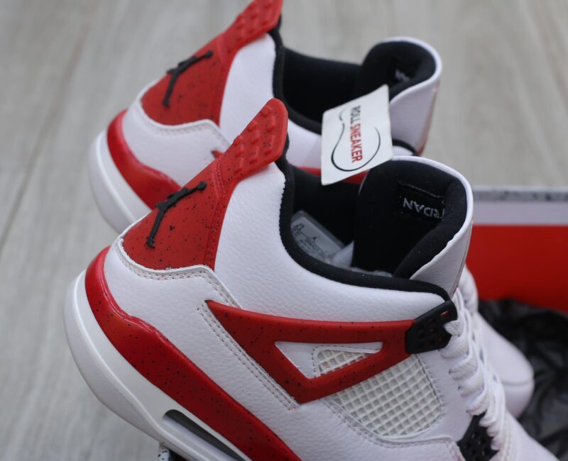 Giày Nike Air Jordan 4 Retro Red Cement Like Auth