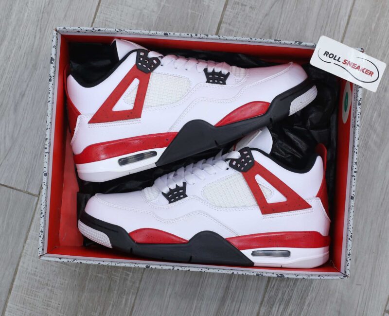 Giày Nike Air Jordan 4 Retro Red Cement Like Auth