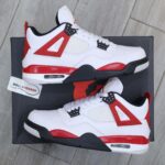 Giày Nike Air Jordan 4 Retro Red Cement Like Auth
