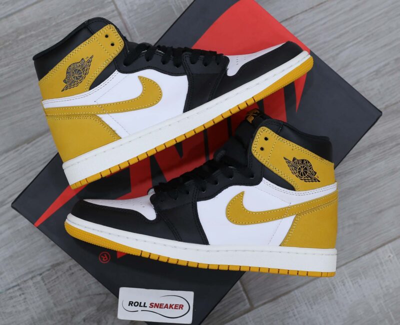 Giày Nike Air Jordan 1 Retro High ‘Yellow Ochre’ Like Auth