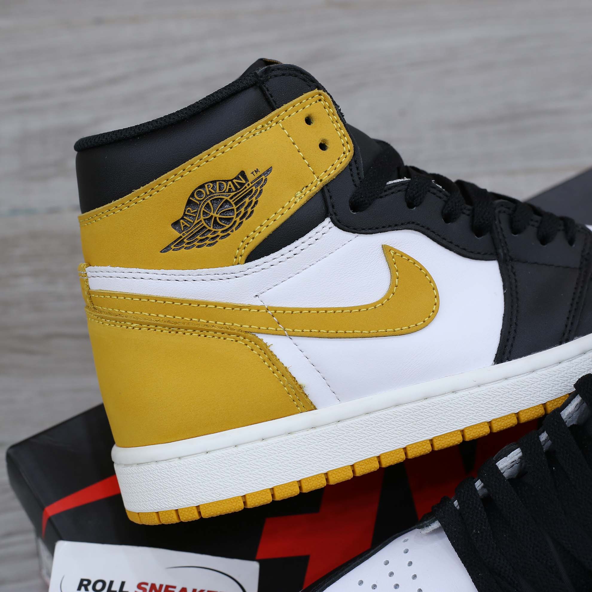 Giày Nike Air Jordan 1 Retro High ‘Yellow Ochre’ Like Auth