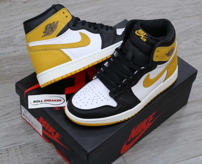 Giày Nike Air Jordan 1 Retro High ‘Yellow Ochre’ Like Auth