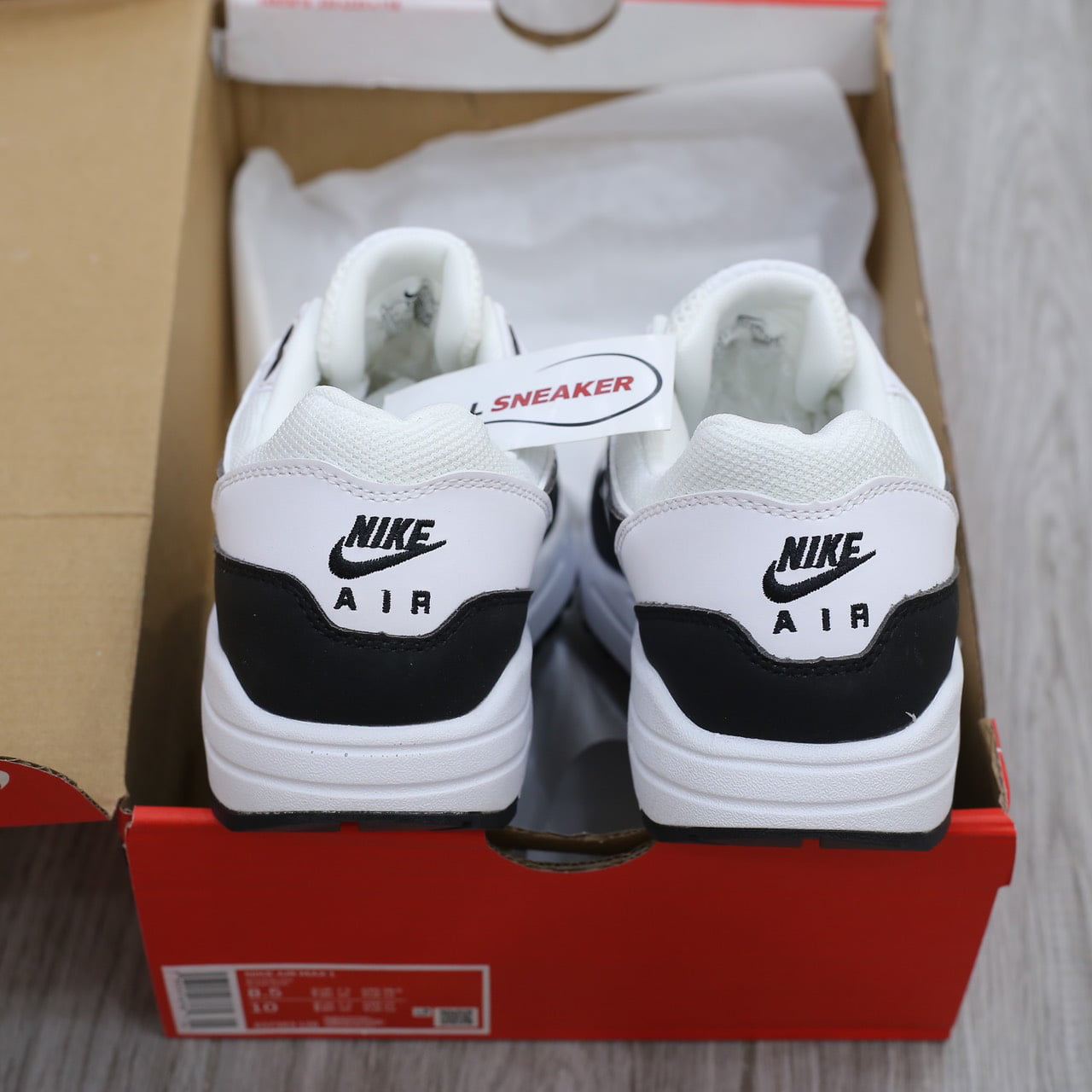 Giày Nike Air Max 1 ‘White Black’ Like Auth