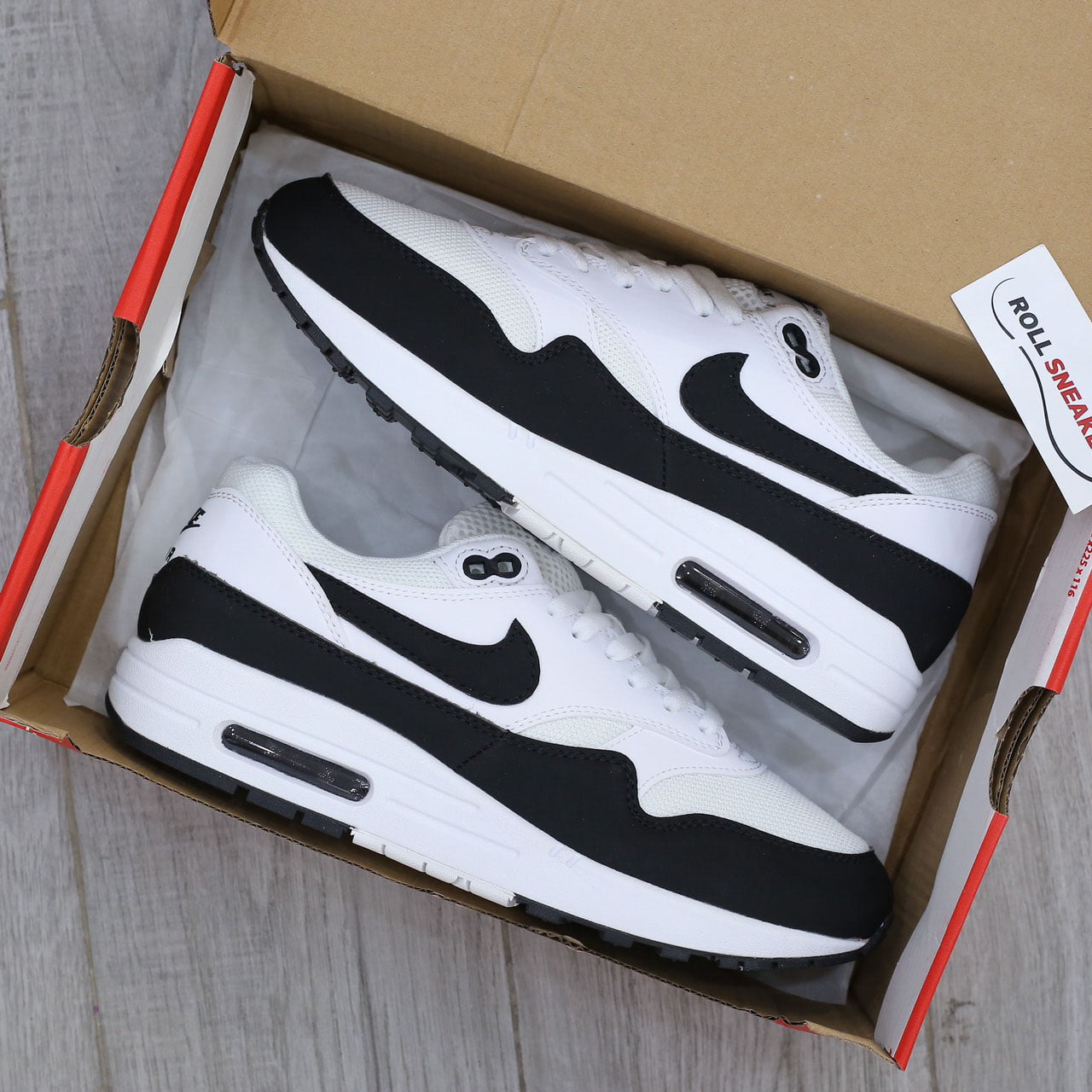 Giày Nike Air Max 1 ‘White Black’ Like Auth