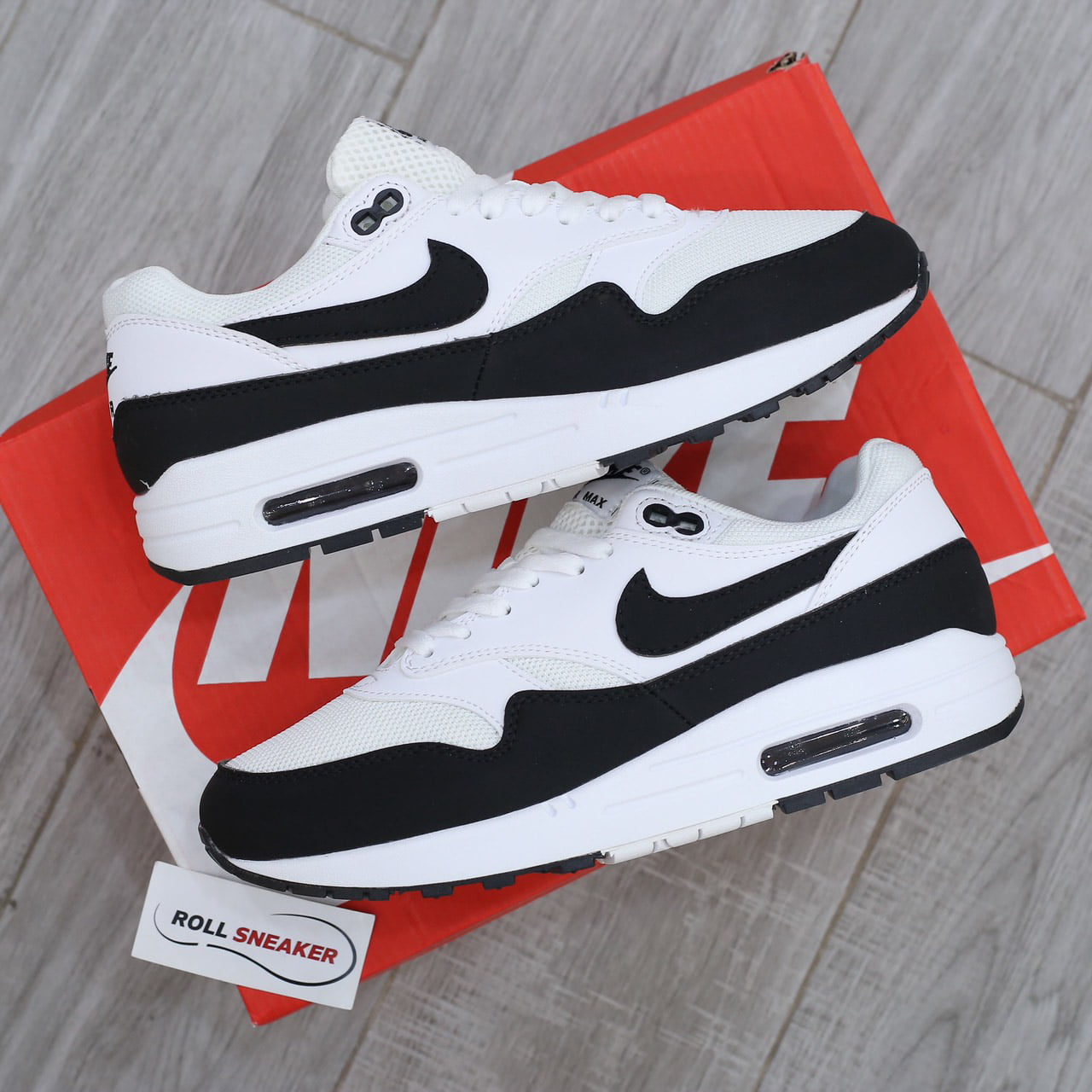 Giày Nike Air Max 1 ‘White Black’ Like Auth